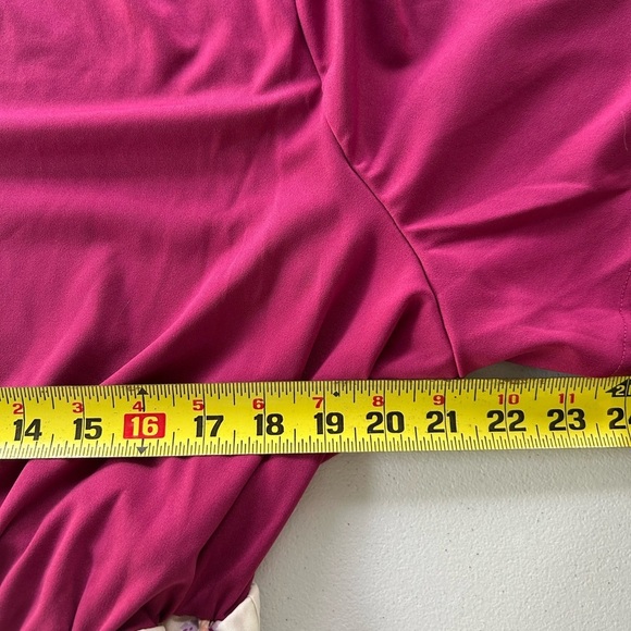 NWT!Floral Maxi Dress with Scalloped Neckline size 22-24 or 3X - Picture 8 of 9